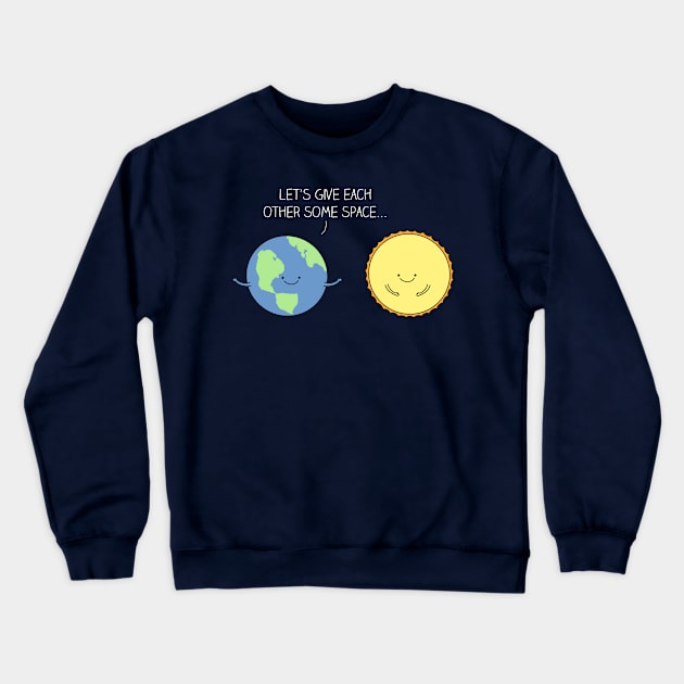 Space Crewneck Sweatshirt by milkyprint